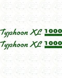 Elddis XL Typhoon 1000 Graphics Decal Sticker