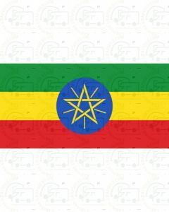 Ethiopia Flag Sticker