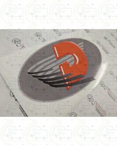 Dethleffs Oval D Motorhome Sticker 1 reversed