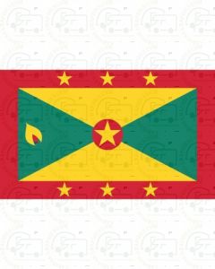 Grenada Flag Sticker