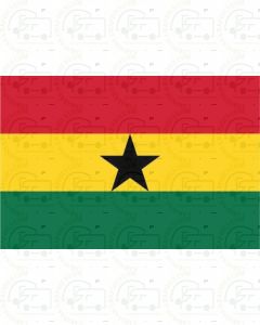 Ghana Flag Sticker