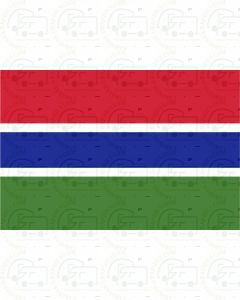 Gambia Flag Sticker