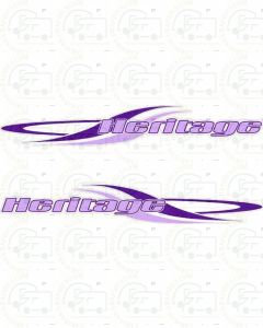 Fleetwood Heritage 2003 Sides Lettering Graphics