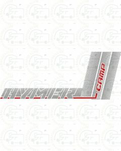 Hymer Camp Motorhome Dotted Effect Block Sticker CG