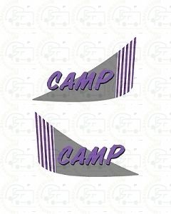 Hymer camp near side and off side c644 graphics by Caravan graphics