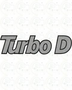 CG HYMER TURBO D STICKER DECAL CG