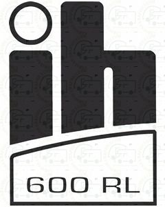 IH 600RL logo decal by CG