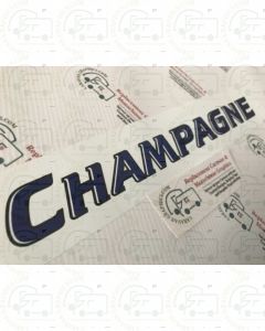 Bailey Pageant Champagne caravan sticker