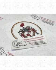 Coachman Emblem Circle Decal Sticker