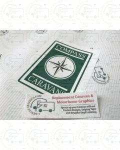 Compass Caravan Sticker