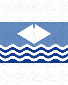 Isle of Wight Flag Sticker