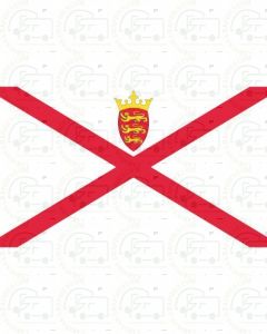 Jersey Flag Sticker