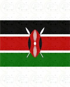Kenya Flag Sticker