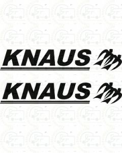 Knaus Front and Rear Graphic by Caravan Graphics