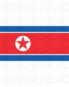 North Korea Flag Sticker