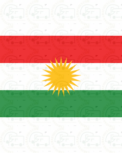 Kurdistan flag sticker