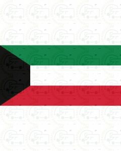 Kuwait Flag Sticker