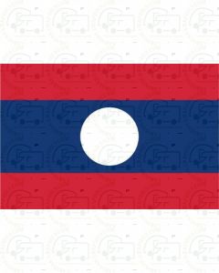 Laos Flag Sticker