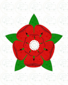 Lancashire Rose Sticker