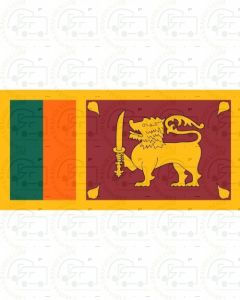 Sri Lanka Flag Sticker