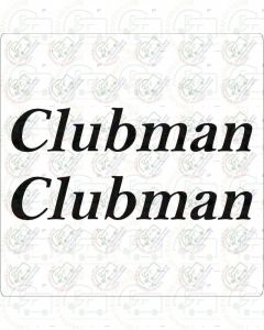 Lunar Clubman Text Sticker