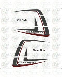 Lunar Clubman Window Surround Decal CG