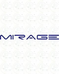 Mirage lettering (Large version) Motorhome Graphics decal sticker