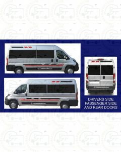 Self Build Campervan Stickers Design