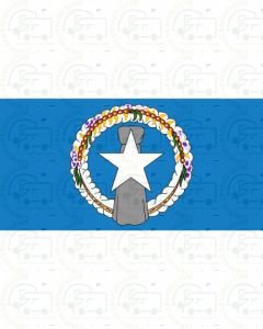 Northern Mariana Islands Flag Sticker