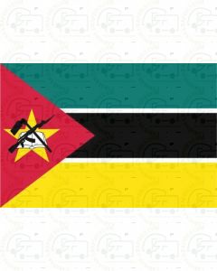 Mozambique Flag Sticker