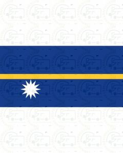 Nauru Flag Sticker