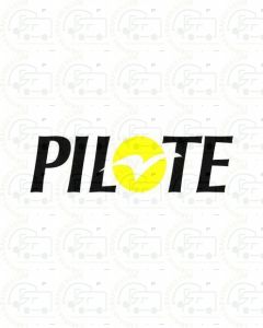 CG Pilote yellow sun graphic CG