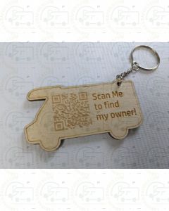'Scan Me' lost keys Keyring