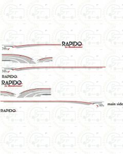 Rapido 749M full set graphics and tapoes