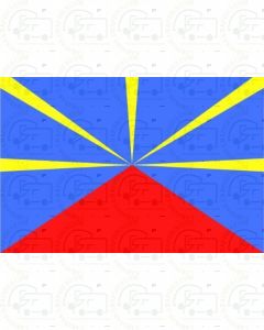 Reunion Flag Sticker