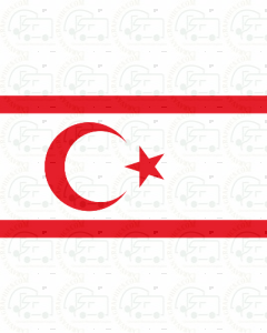 Republic of Northern Cyprus flag sticker