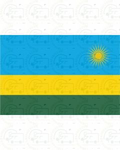 Rwanda Flag Sticker