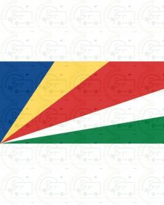 Seychelles Flag Sticker