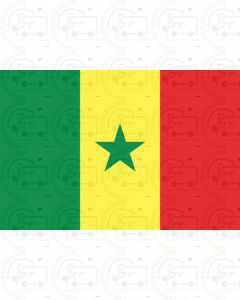 Senegal flag sticker