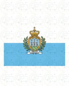 San Marino Flag Sticker