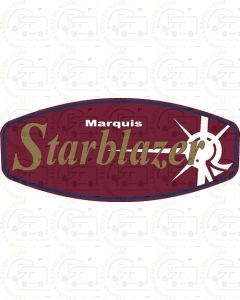 Autocruise Starblazer Marquis Oblong Decal Sticker