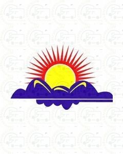 Sunshine Caravan Motorhome Graphics - Short