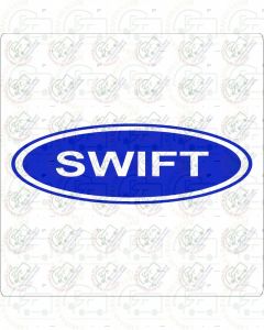SWIFT Oval Caravan Sticker