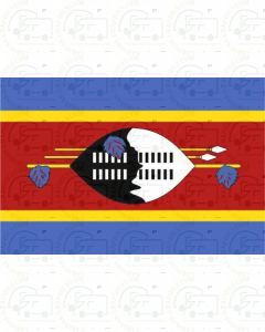 Swaziland Flag Sticker