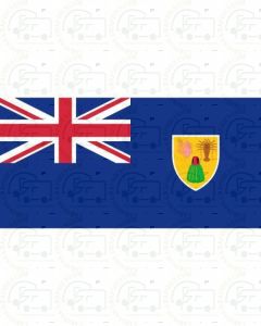 Turks and Caicos Island Flag Sticker