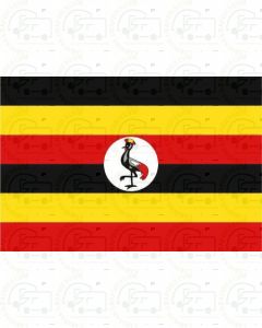 Uganda Flag Sticker