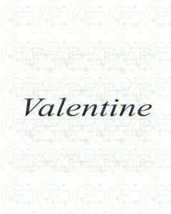 Autocruise Valentine Motorhome Sticker