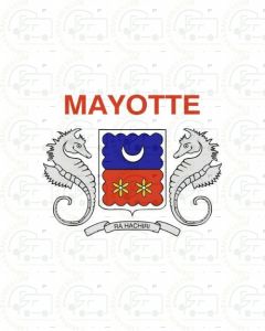 Mayotte Flag Sticker