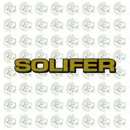 Solifer Two Colour Lettering Sticker Decal Graphic