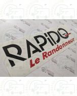 Rapido Le Randonneur Roof  Motorhome Sticker